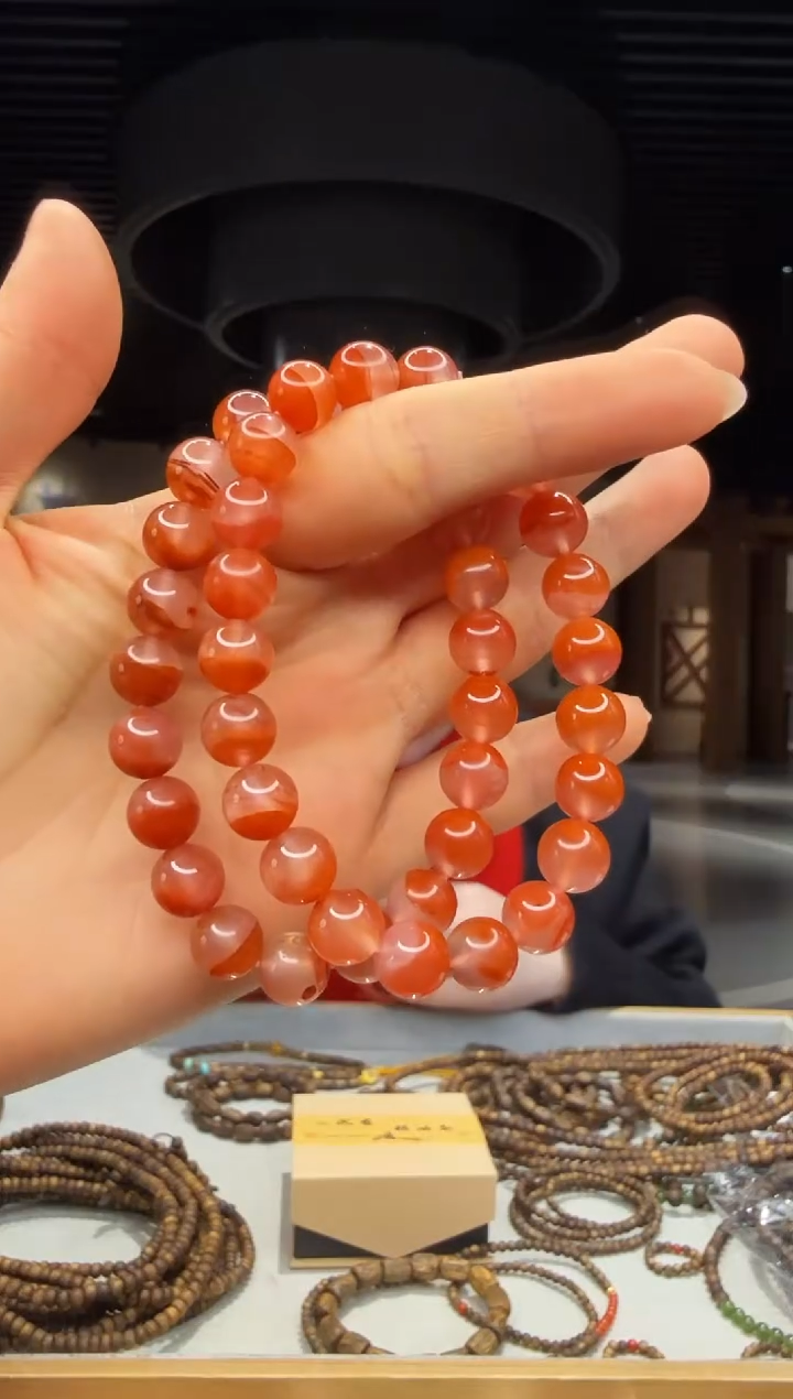 【闪购商品】南红玛瑙手链未镶嵌南红聚宝盆手串多样性发其一