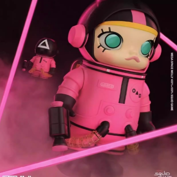 【全新】Molly鱿鱼 Squid Game400%潮玩盲盒手办摆件