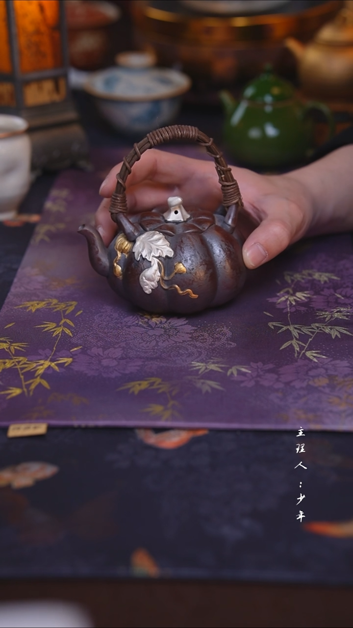 【闪购商品】其他【半闲】南瓜提梁壶