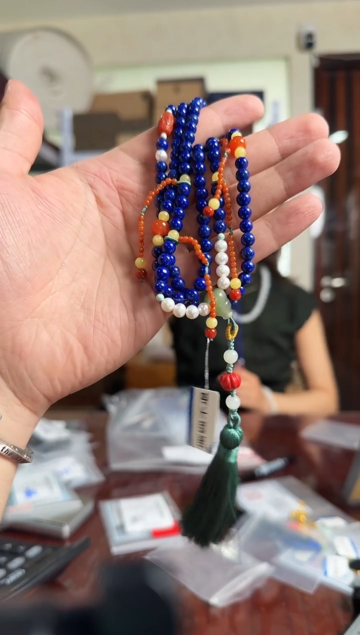 青金石未镶嵌手串LTB-76