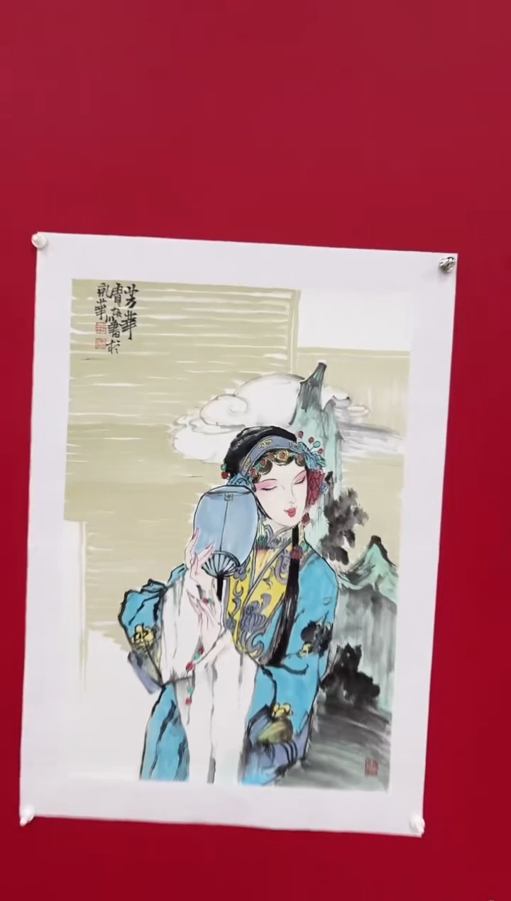 国画国画经典手绘2.7平尺