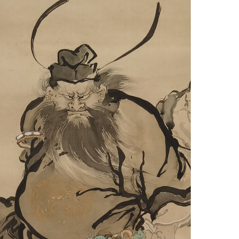 【辽拍】V250709-2-304《人物》（3.7平尺) 绢本镜片  dll1106