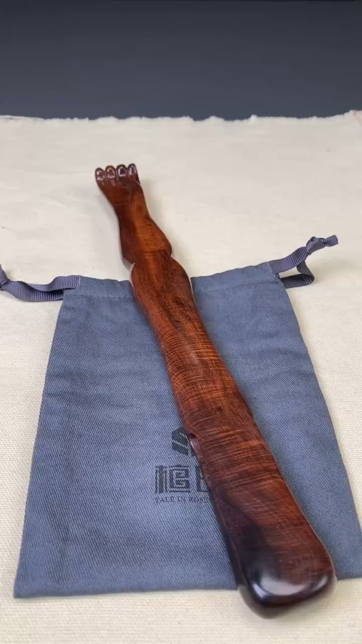 黄花梨/降香黄檀把件黄花梨 痒痒挠