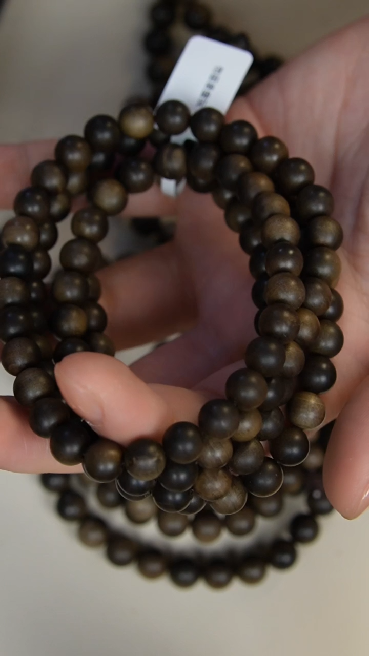 【闪购商品】檀香木手串/手链阴沉老山檀香0.8多圈108颗