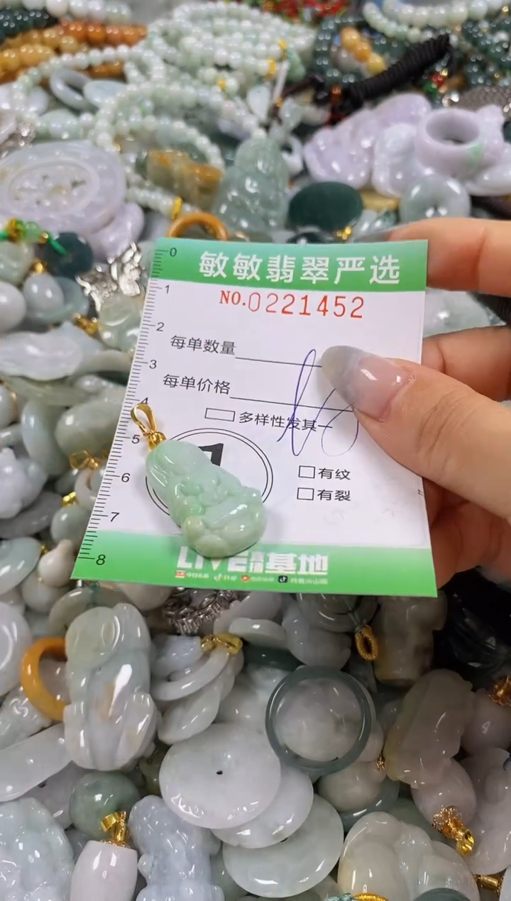 翡翠未镶嵌颈饰闪购0221452