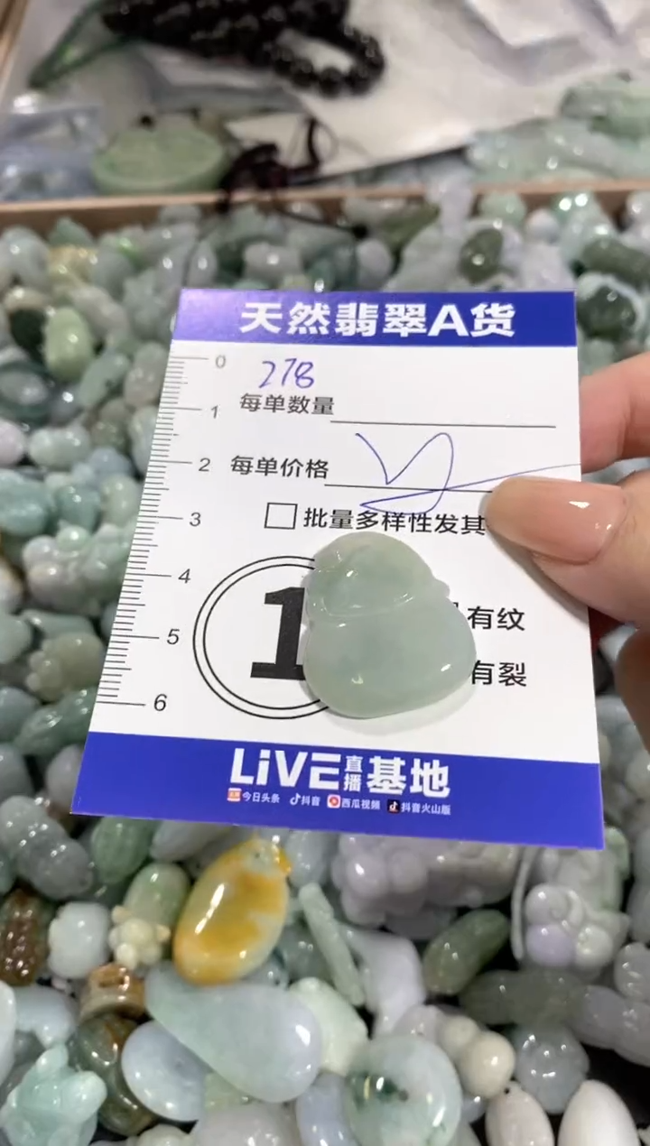 颈饰未镶嵌翡翠天然翡翠A货批量多样性发一件