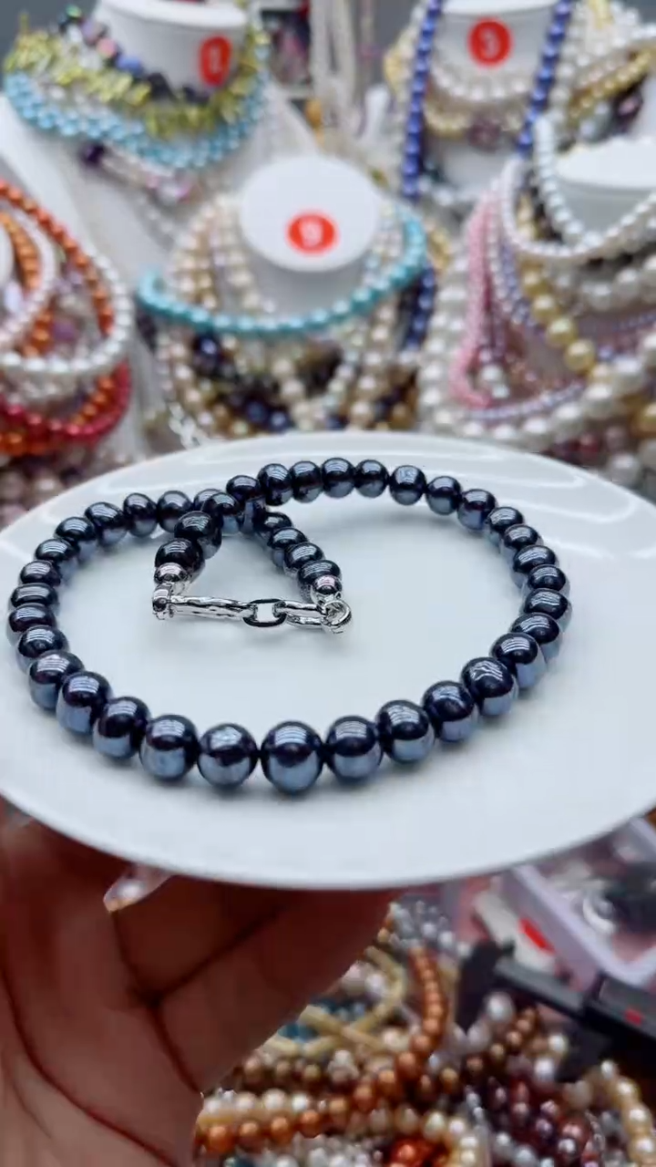 淡水珍珠未镶嵌颈饰1