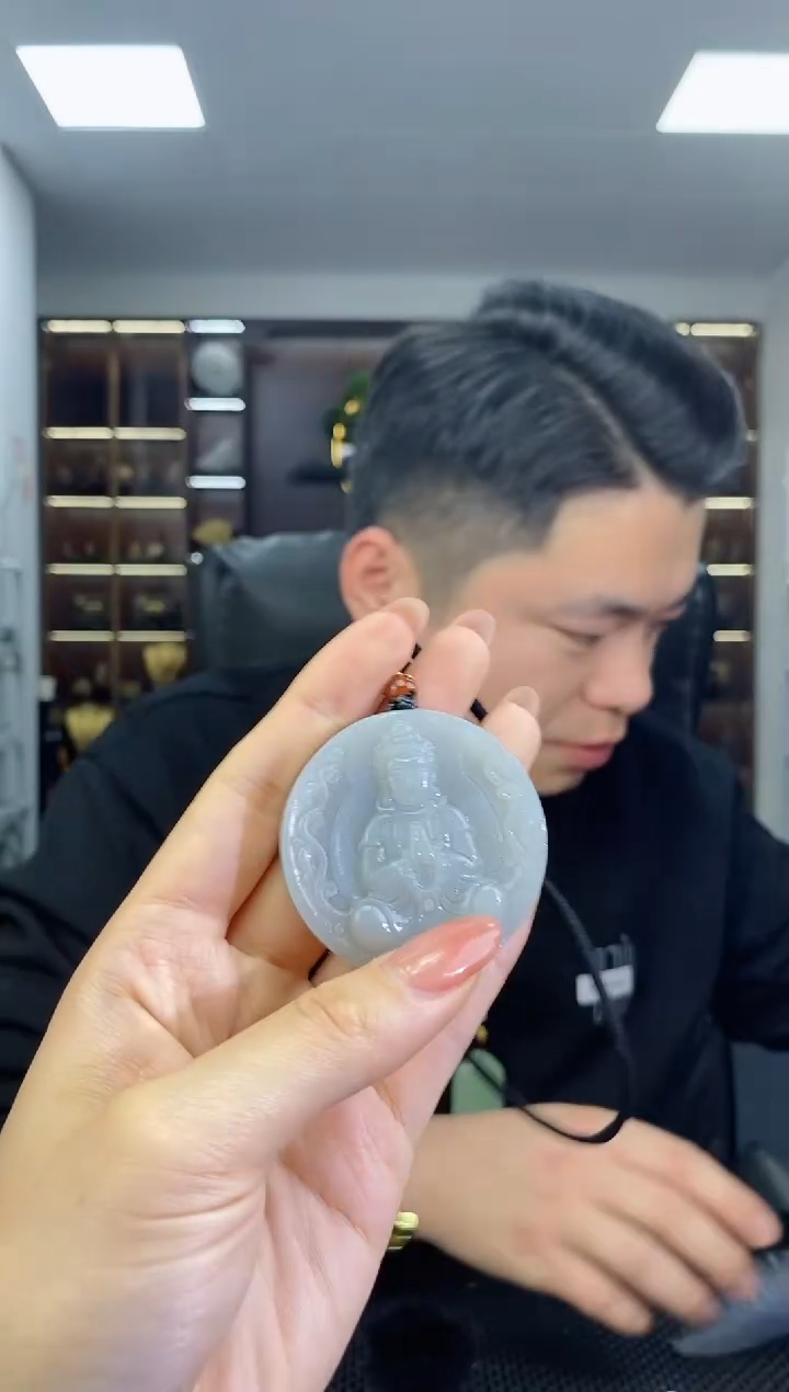 【闪购商品】和田玉颈饰未镶嵌观音清货2