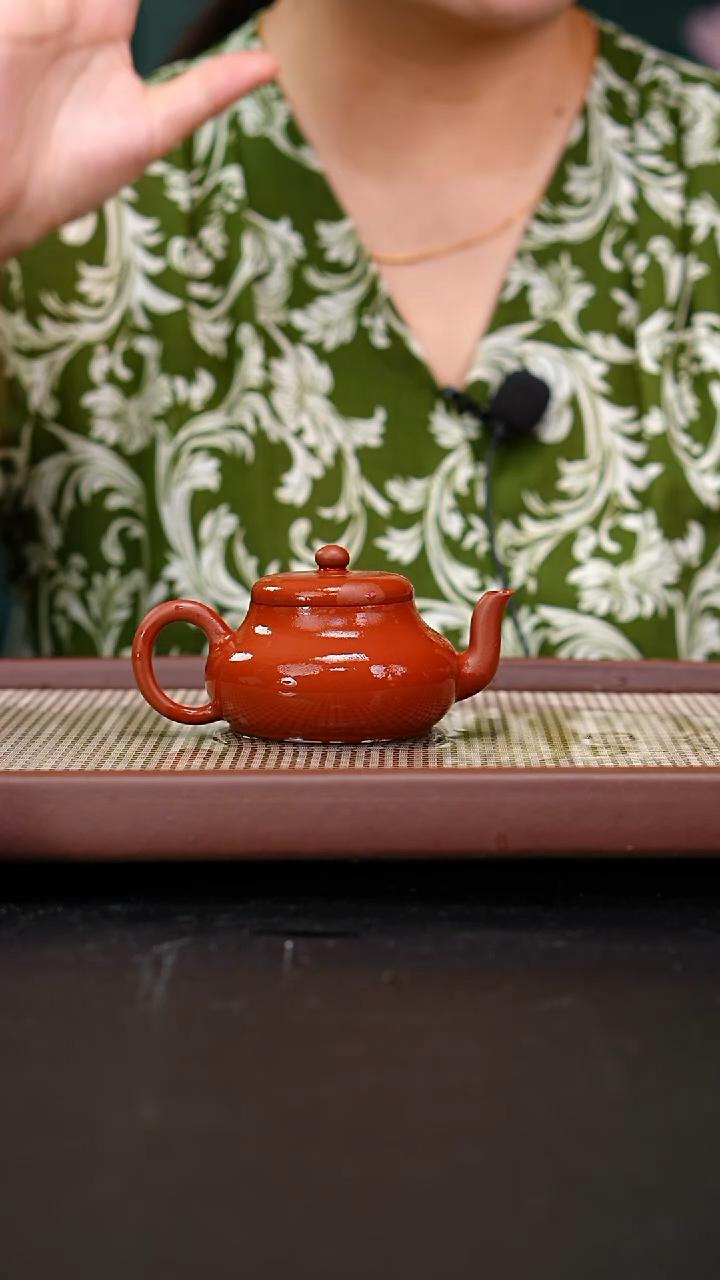 茶壶紫砂小煤窑朱泥君德130cc陈