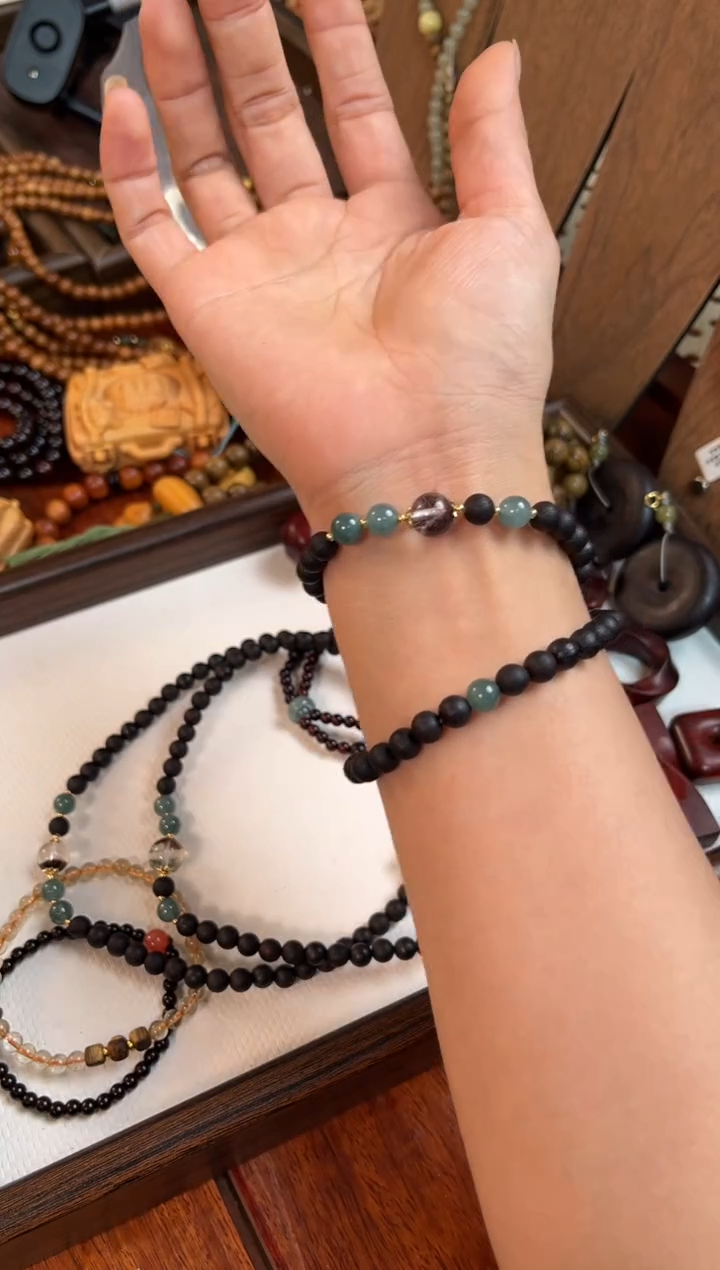 非洲檀香无事牌降真香6mm双圈+四季幽灵