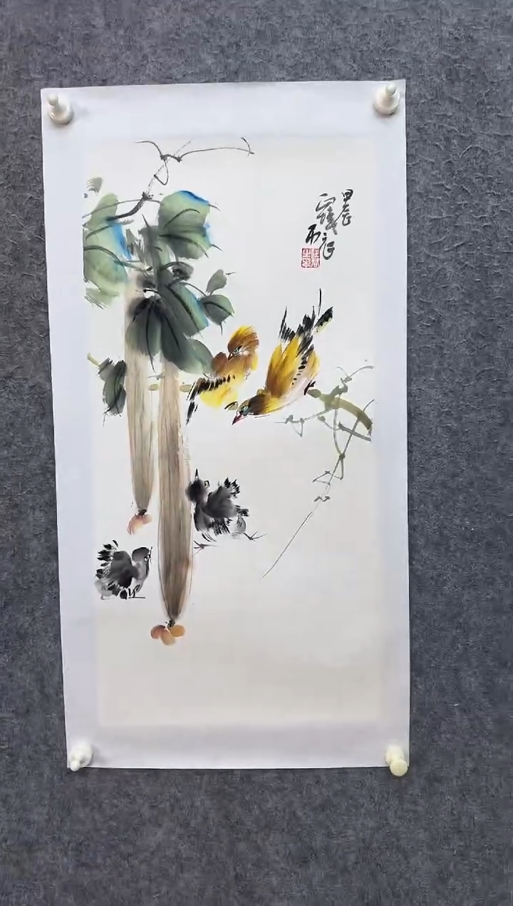 【闪购商品】国画ST-RJ花鸟绘画作品