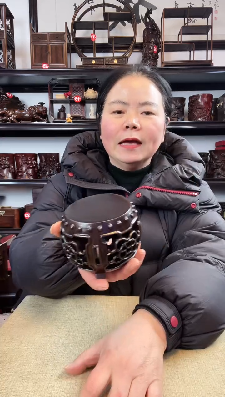 木老李红木工艺品新鼓