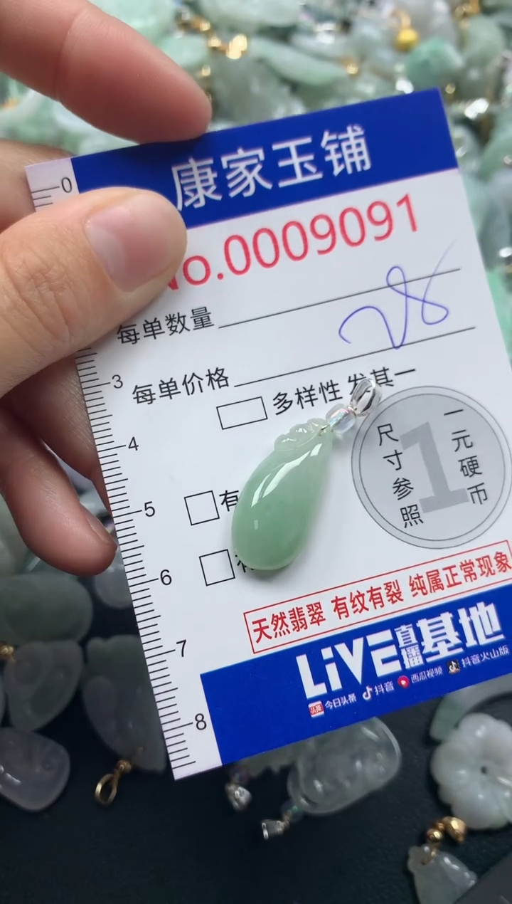 颈饰未镶嵌翡翠9091