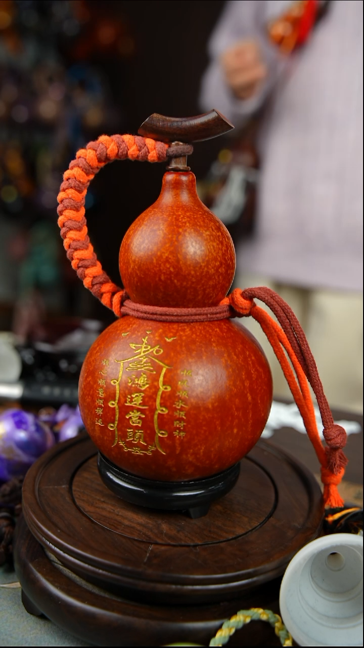 714号500ml左右非遗大漆酒葫芦