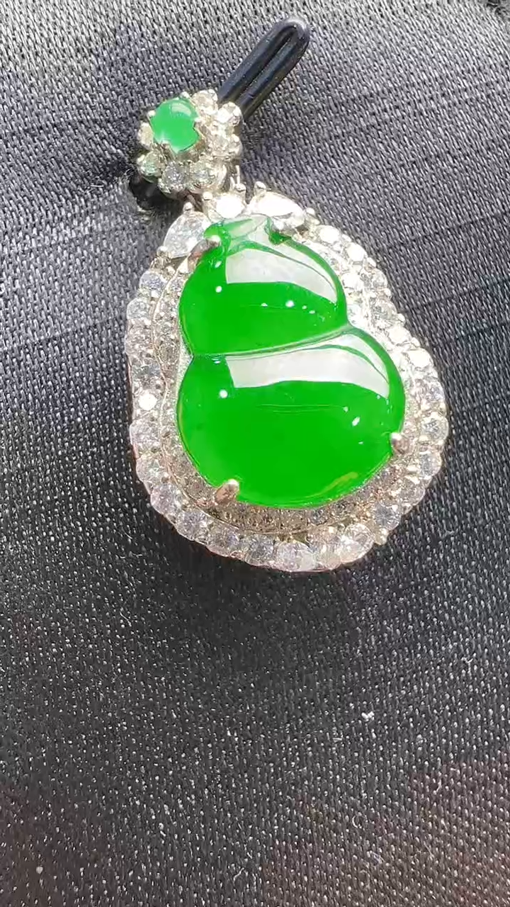 【闪购商品】翡翠吊坠(不含链)银S925镶嵌多样性团购发一件