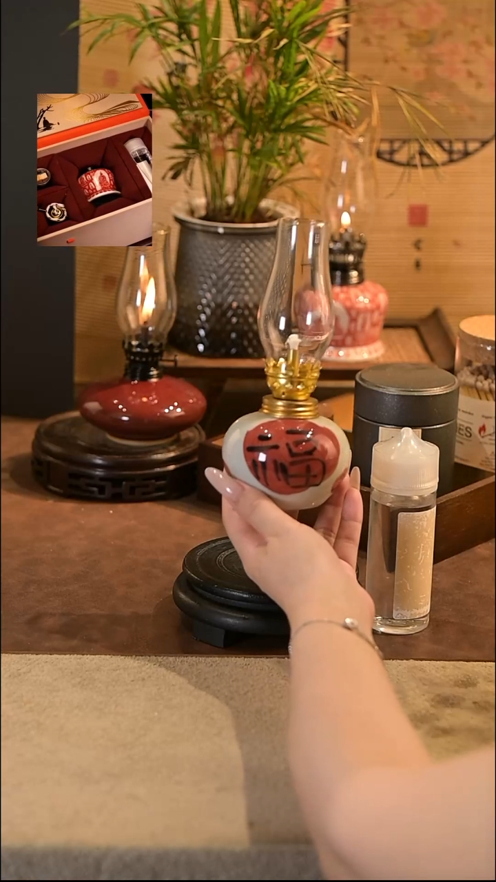 景德镇陶瓷香薰灯摆件