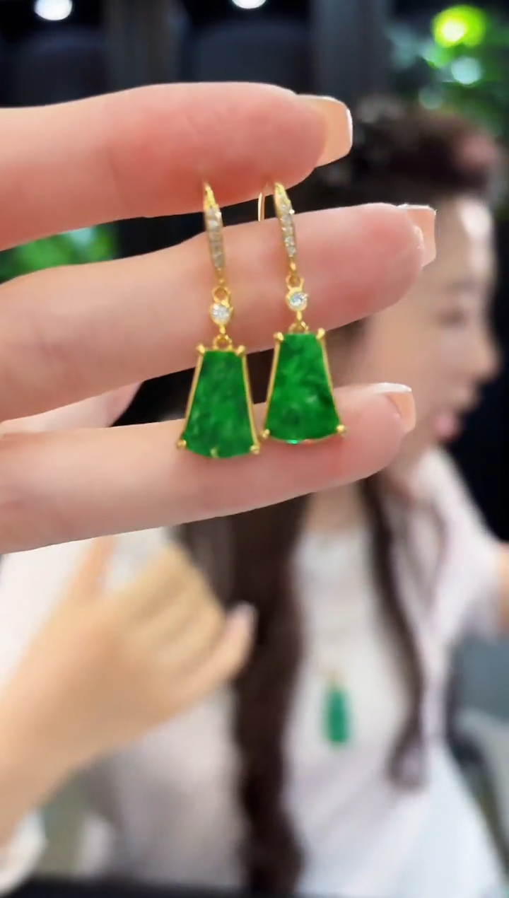 未镶嵌翡翠耳饰缅料A货/多样性发货/一件