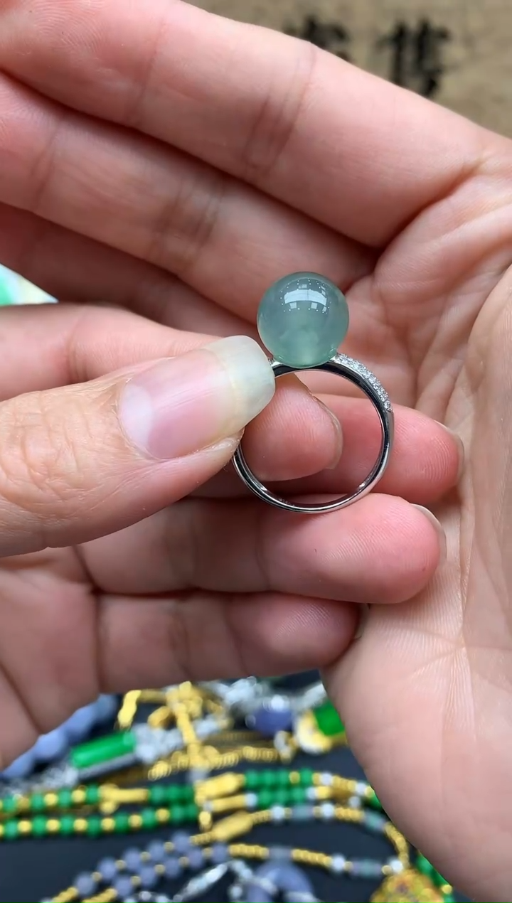 【闪购商品】翡翠戒指18K金镶嵌526-中国好珍宝