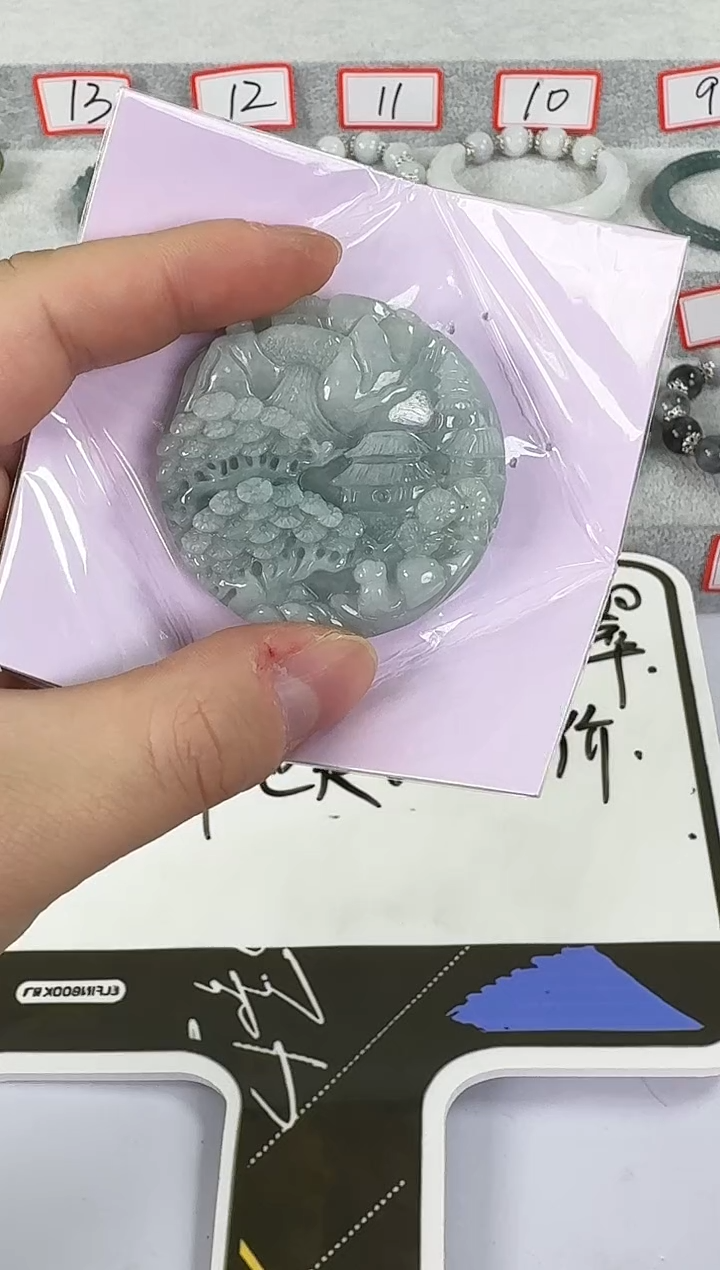吊坠(不含链)未镶嵌翡翠翡翠吊坠