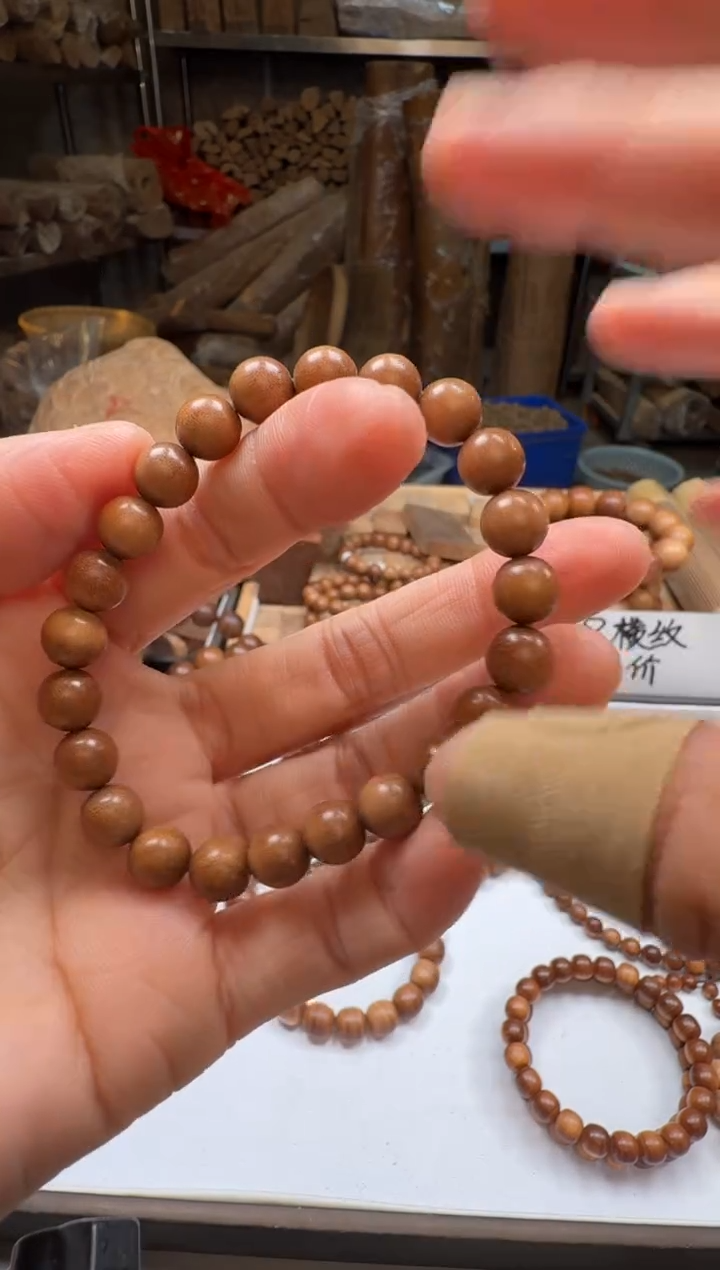 檀香木手串/手链0.8黑肉单圈