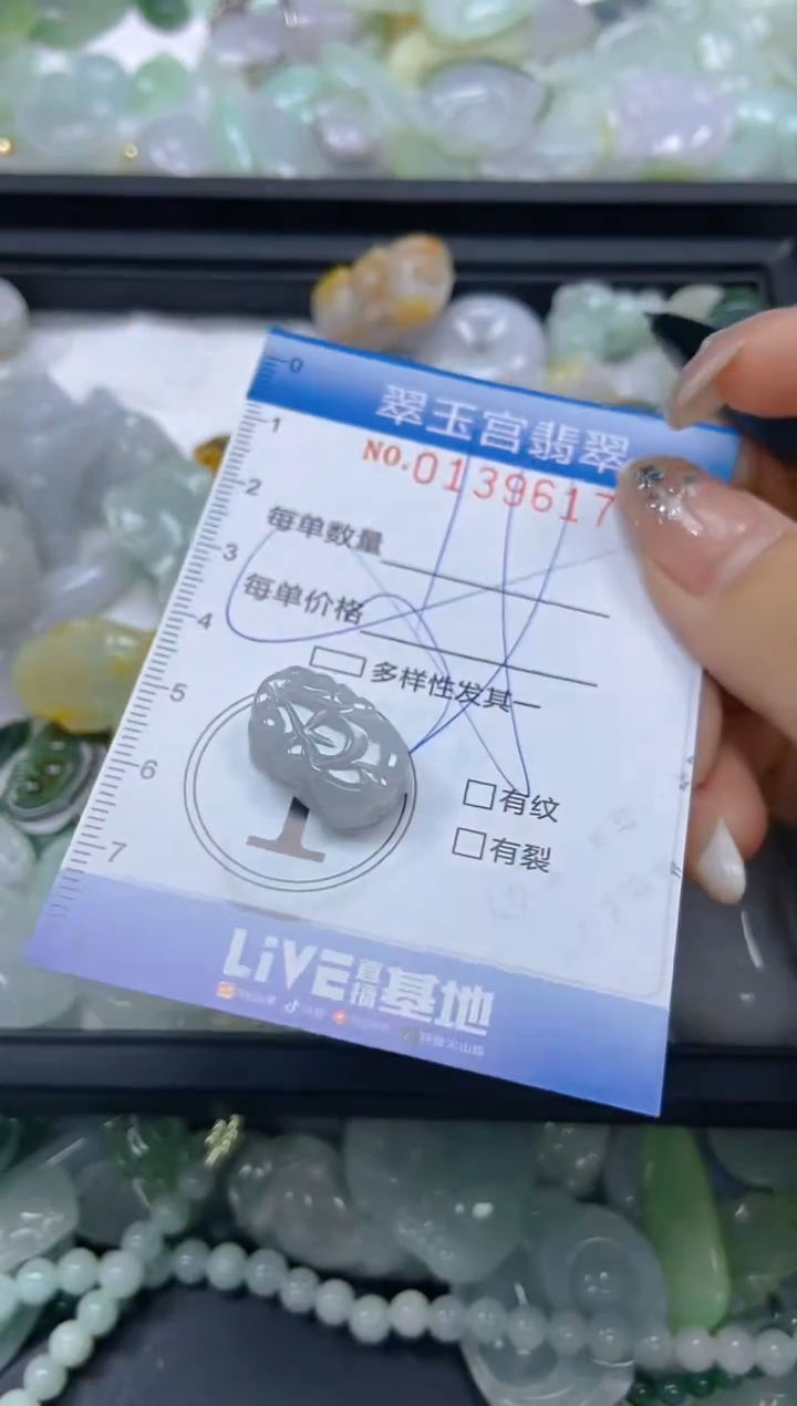 翡翠未镶嵌颈饰闪购0139617