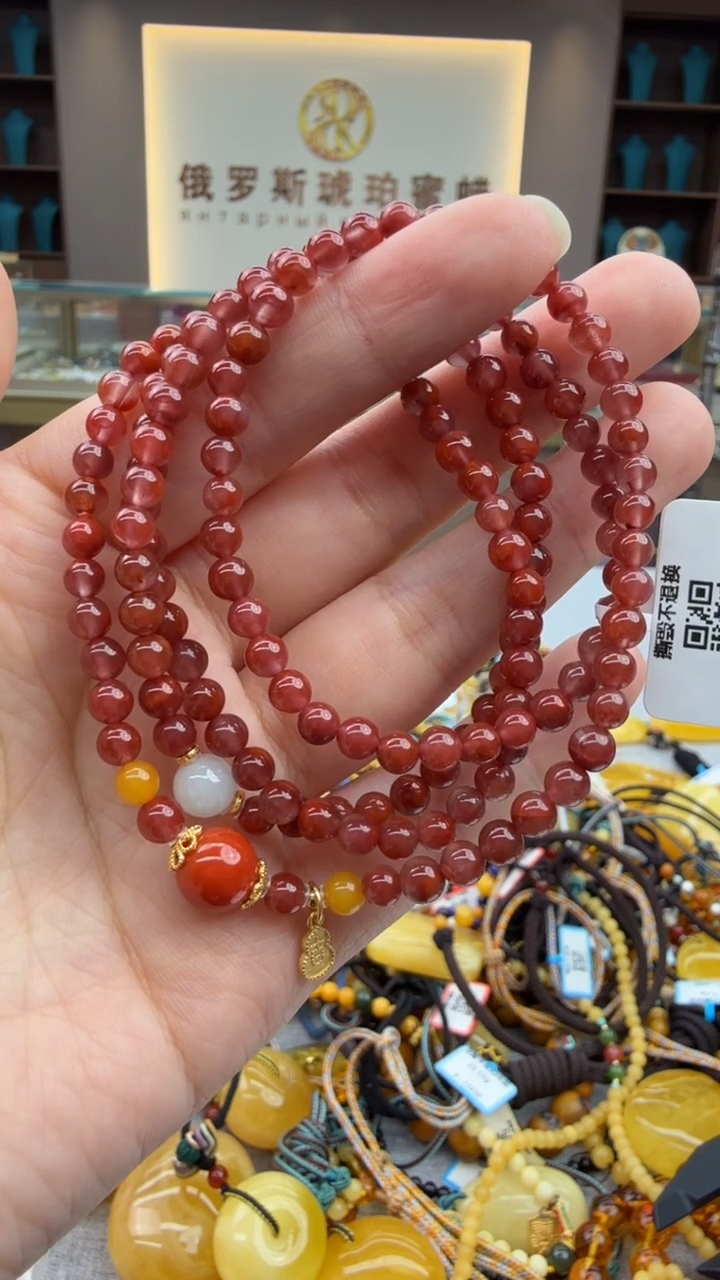 颈饰未镶嵌南红玛瑙438秒拍号 假一罚三