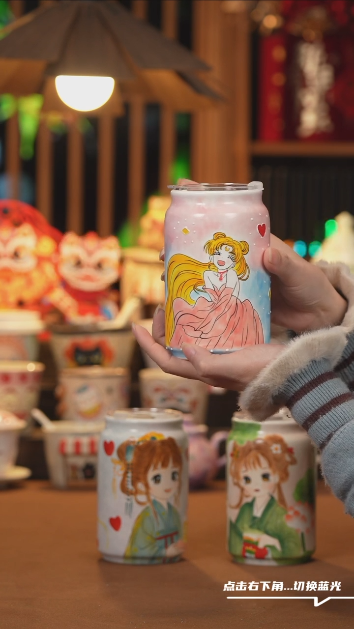 【闪购商品】杯子G025创意手绘陶瓷水杯