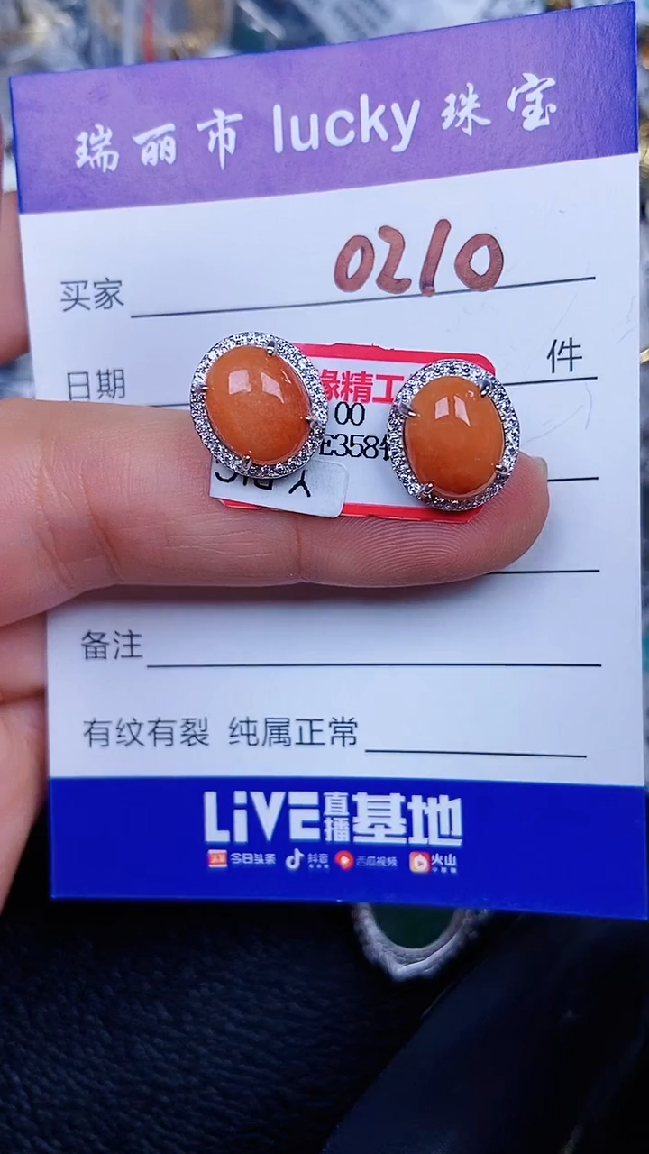 颈饰银S925镶嵌翡翠00210