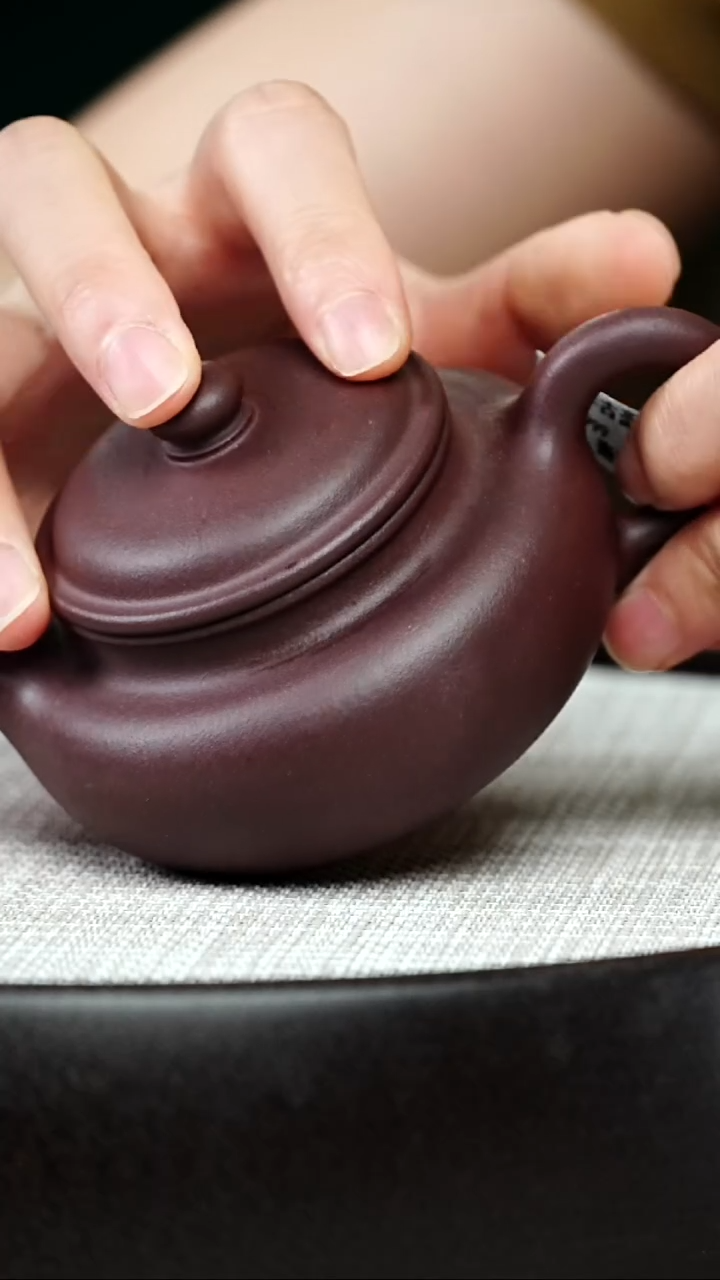 茶壶紫砂仿古-紫泥-150cc