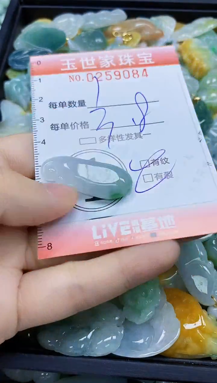 翡翠未镶嵌颈饰闪购0259084