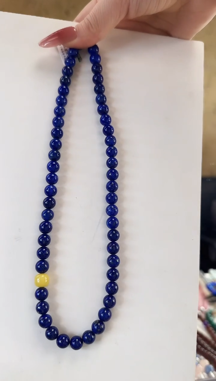 未镶嵌青金石颈饰项链