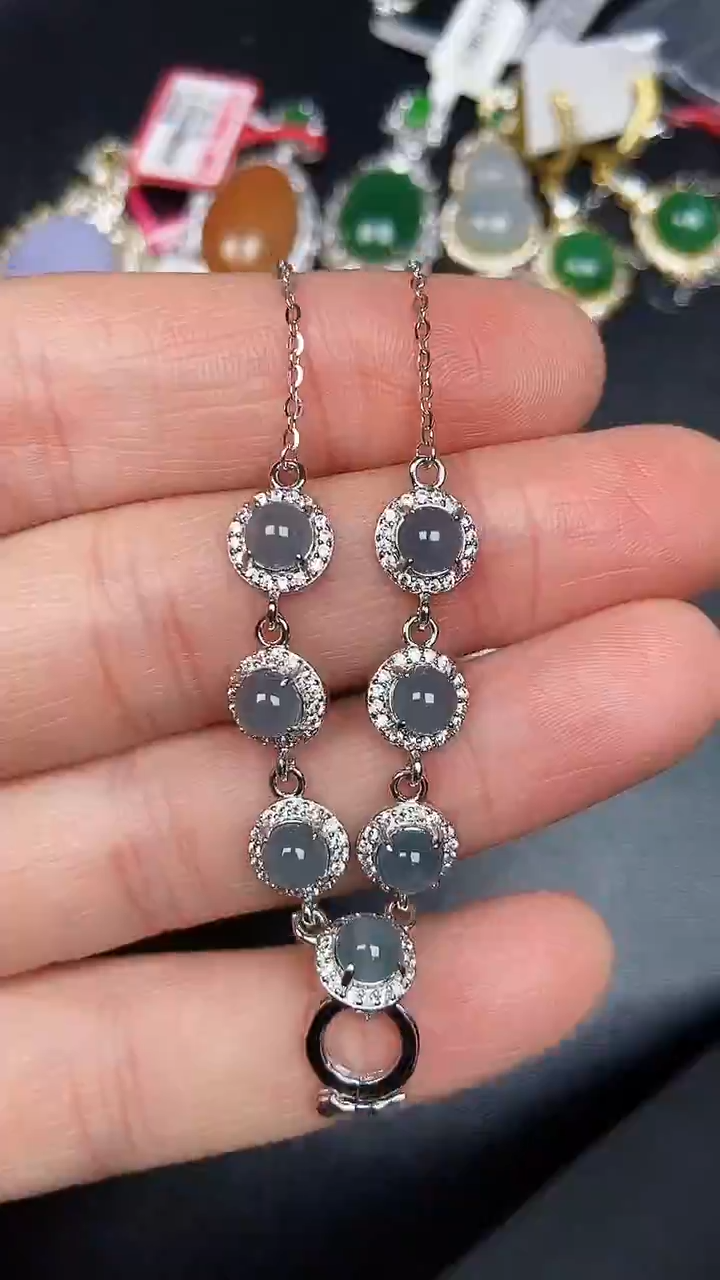 银S925镶嵌戒指翡翠1520