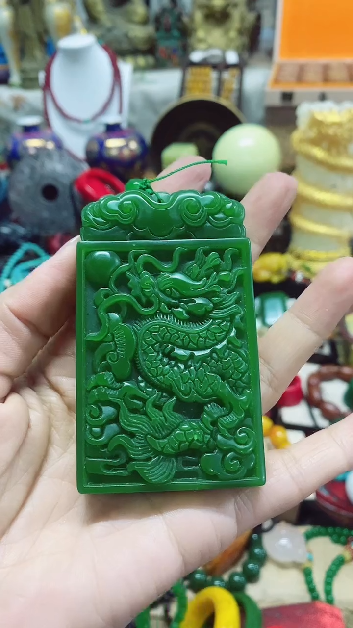 【闪购商品】和田玉（碧玉）颈饰未镶嵌主播推荐主播推荐