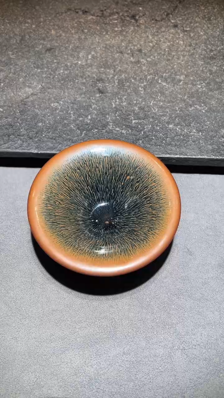 【闪购商品】茶盏名家建盏胡金花（带证书礼盒）1
