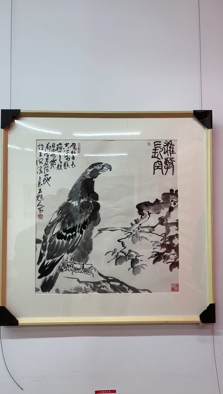 【闪购商品】绘画王冠人-4平尺-带框-写意