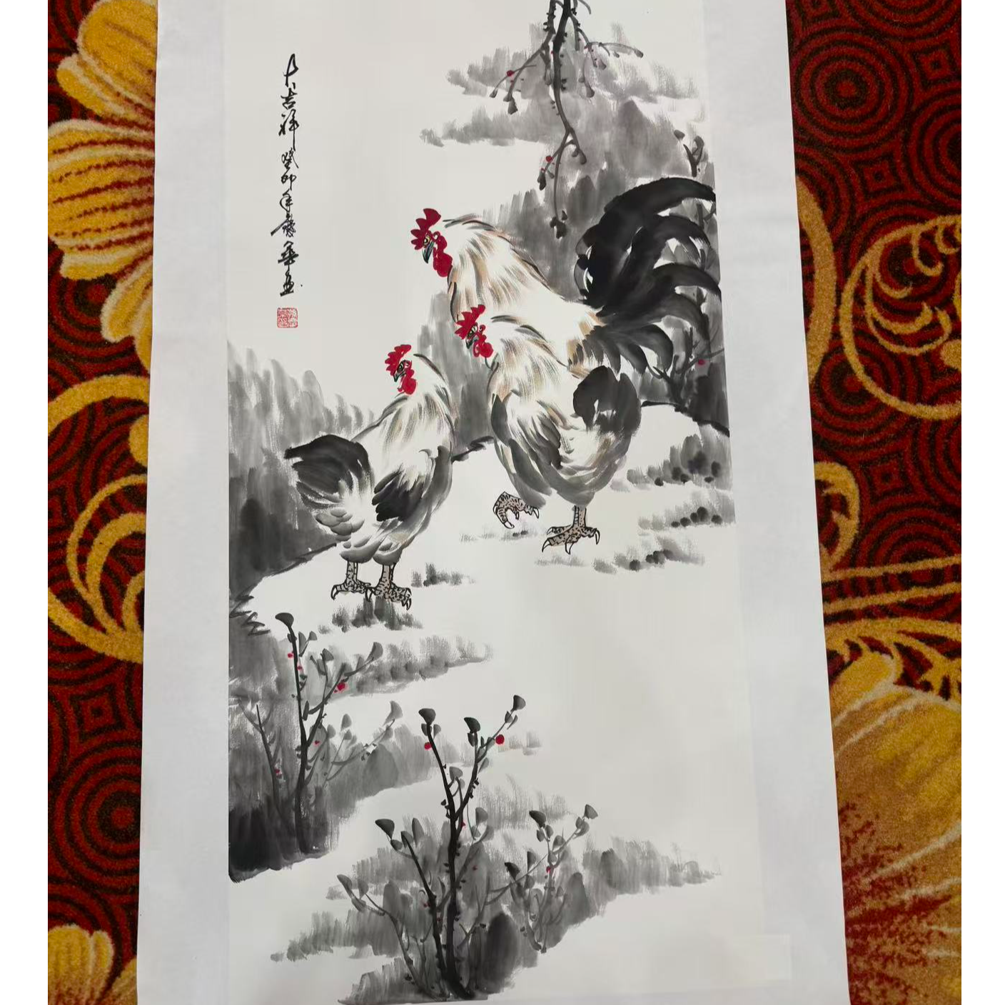 橱窗展示/文峰艺术展厅/孙老师/宣纸国画/带证书带授权