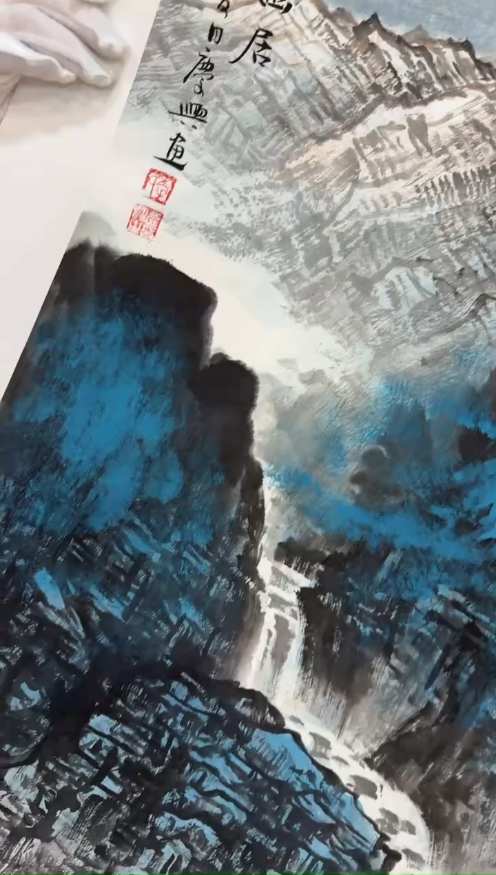 国画23赵隆轩美术馆李庆兴老师作品