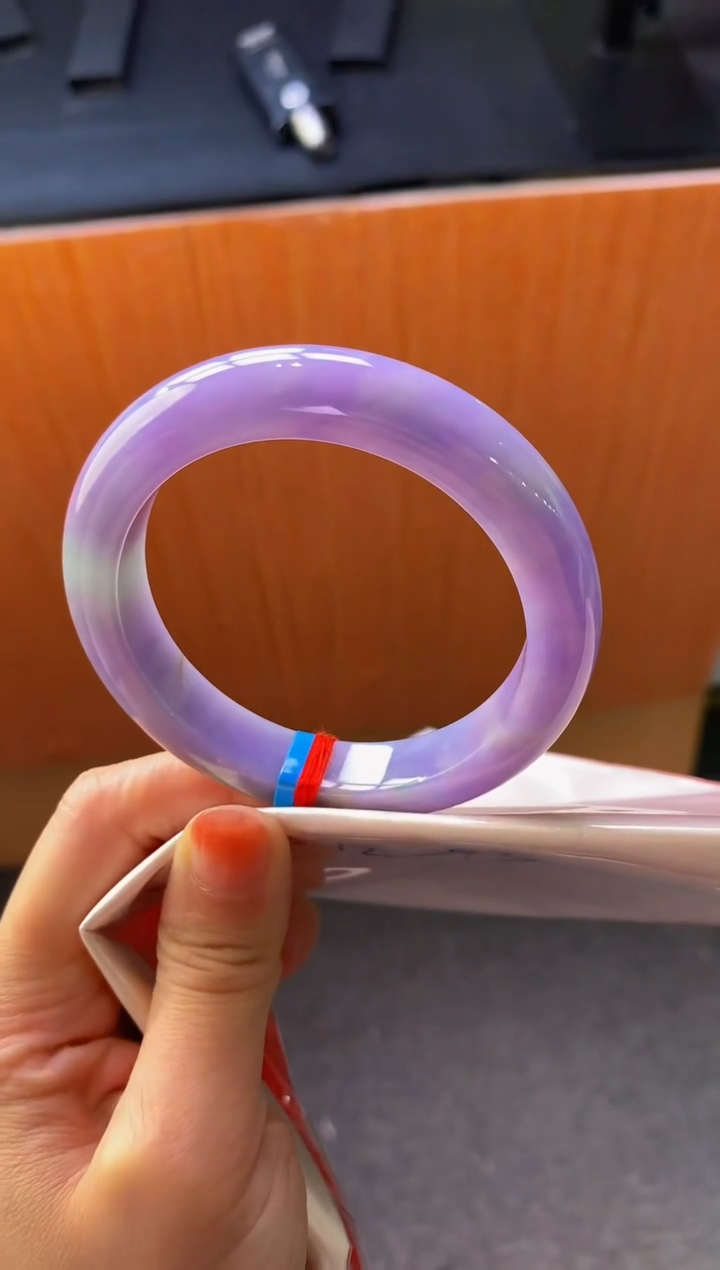 未镶嵌手镯翡翠-C116 圈口56.2