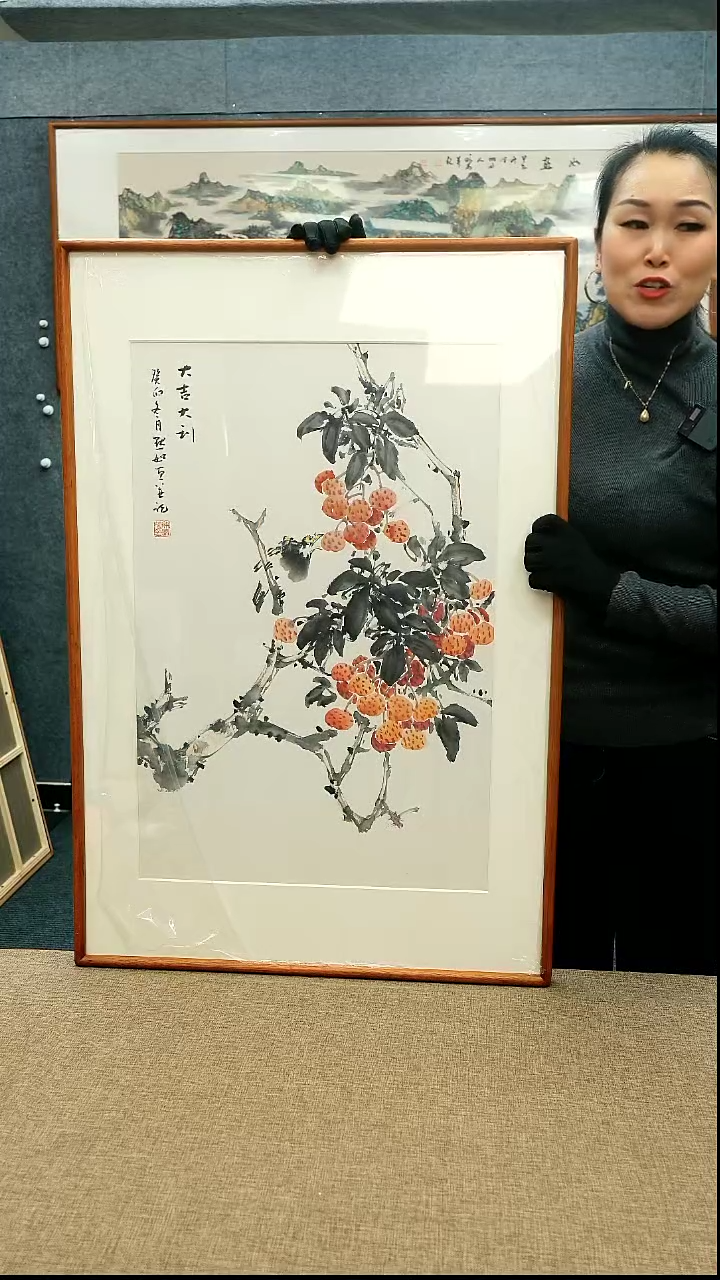 【闪购商品】国画62*92陈默如老师花鸟