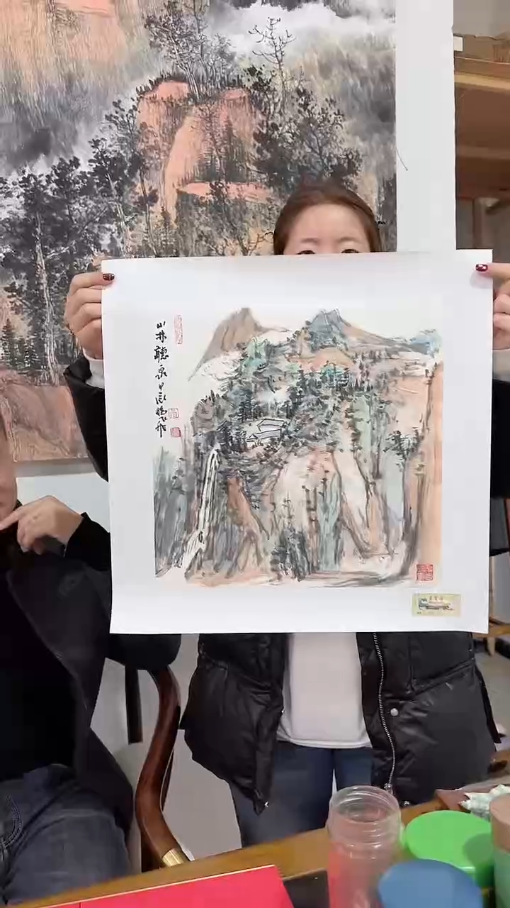 【闪购商品】国画尚鹏飞国画山水作品6