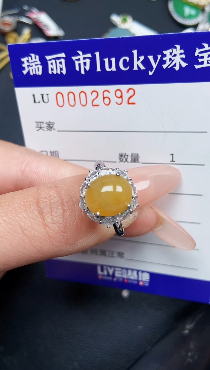 【闪购商品】翡翠颈饰银S925镶嵌2692