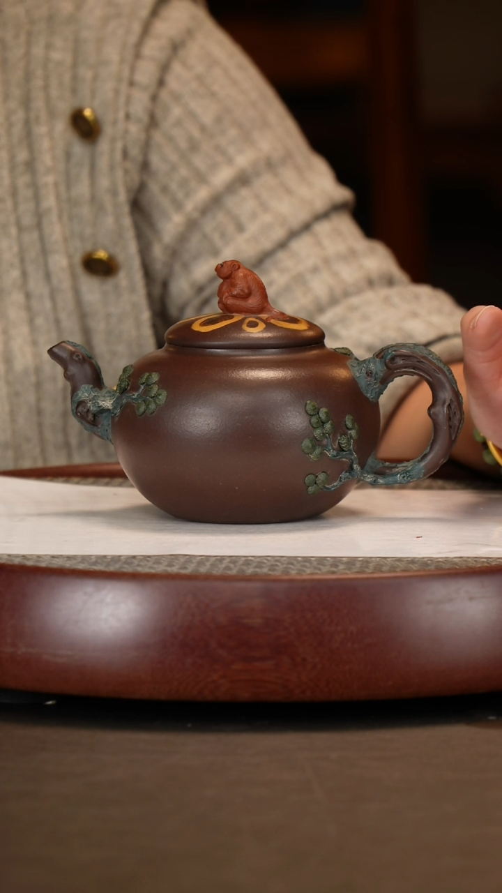 【闪购商品】紫砂茶壶灵猴先瑞