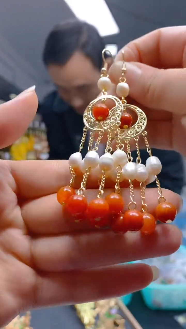 【闪购商品】翡翠耳饰合金0188翡翠耳钩