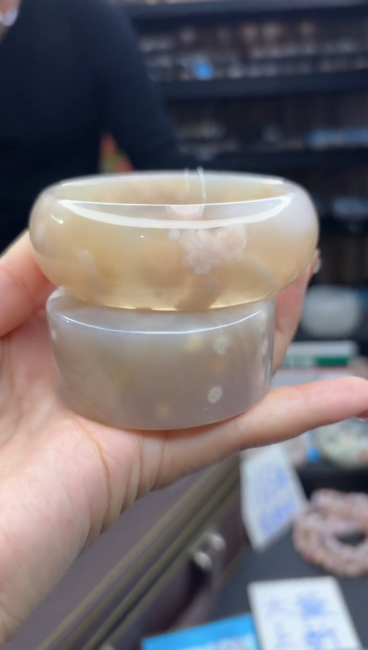 【闪购商品】石英质玉手镯未镶嵌553（圈赠送镯心）60