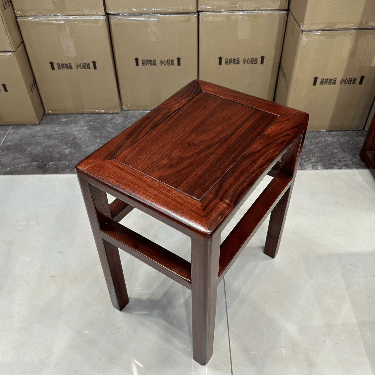 （38*28*42高）乌金木长方凳家用客厅餐桌凳实木板凳茶桌凳