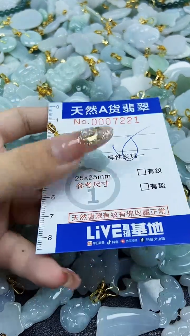 翡翠未镶嵌颈饰天然A货翡翠