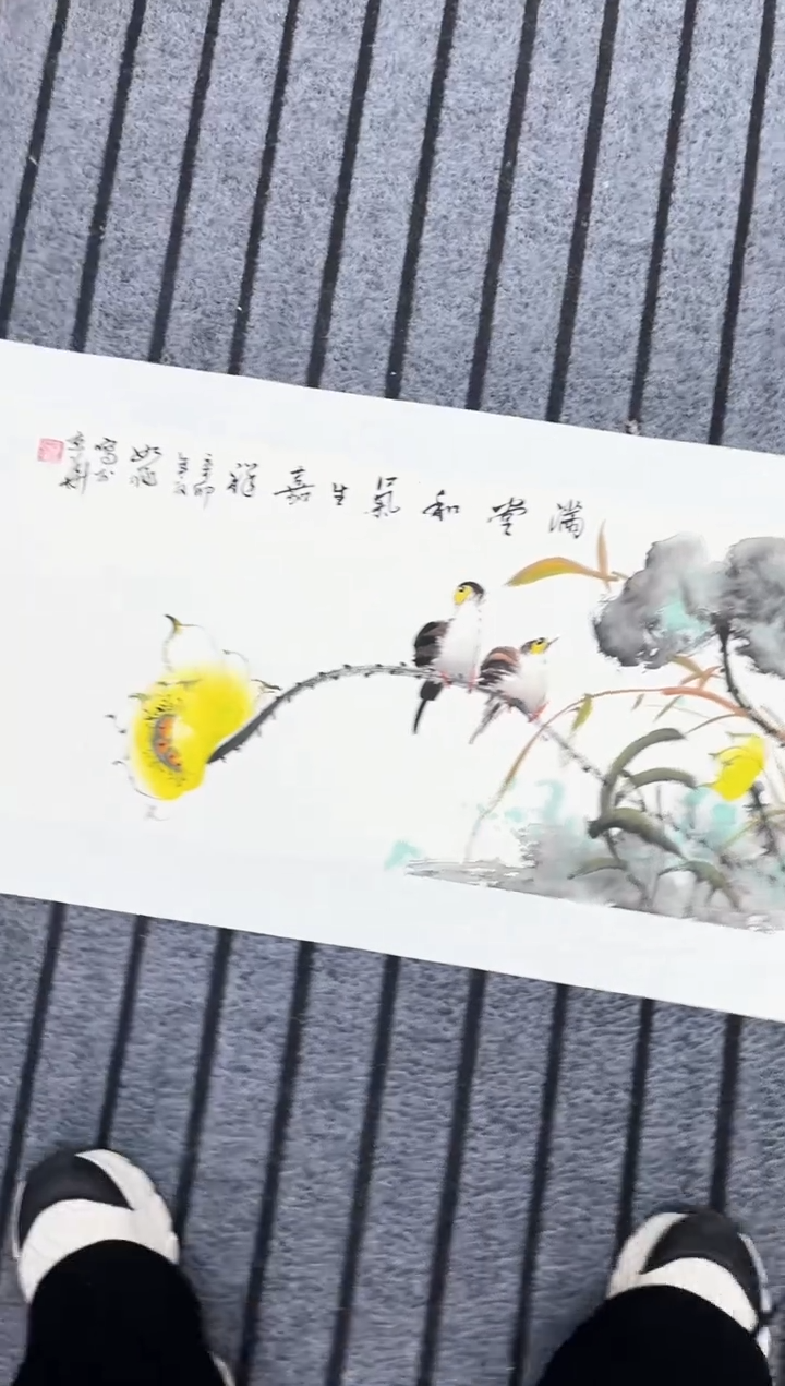 精品国画花鸟作品