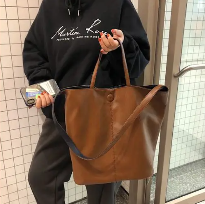 C 【香】时尚女士单肩斜挎复古托特包相关配件