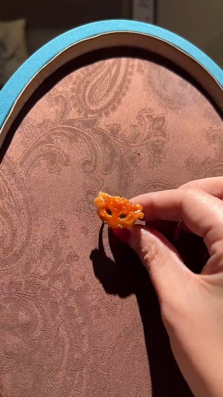 【闪购商品】翡翠戒指银S925镶嵌红翡绿翠 32号