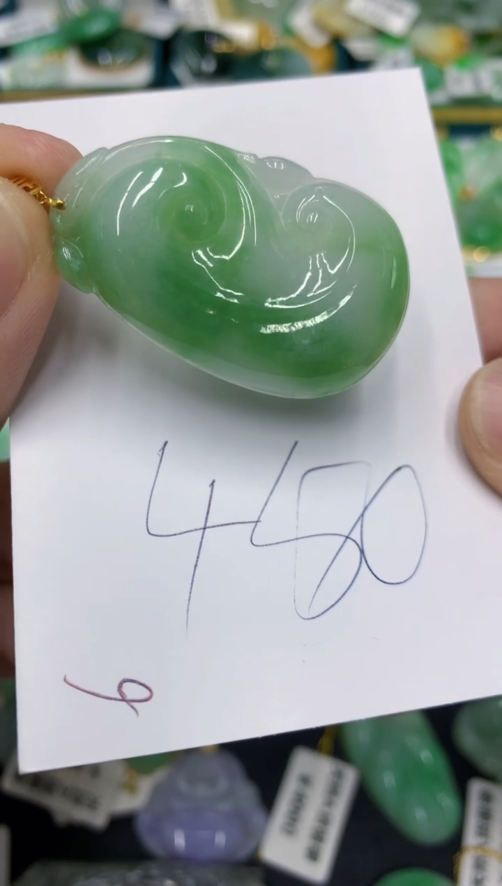 【闪购商品】翡翠颈饰18K金镶嵌号链接1111111